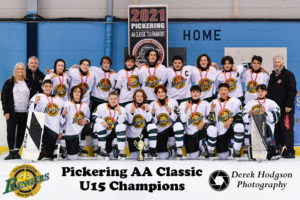 U15 AA Rangers Strike Gold at the Pickering AA Classic