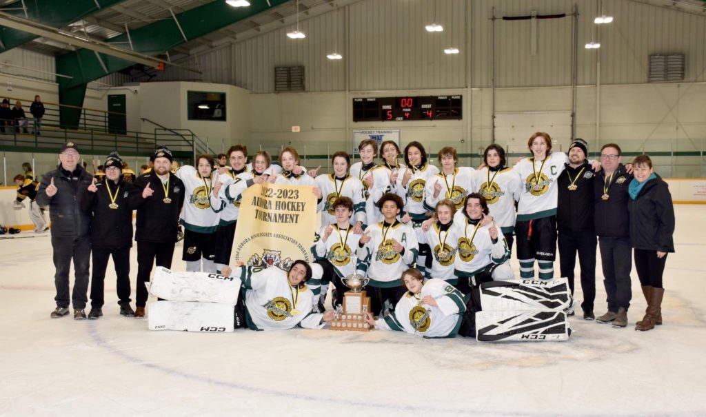 U15AA Rangers Win Aurora Hockey Tournament