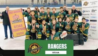 Rangers U13 Team Bring Home Gold at the Kawartha Early Bird AA Tournament